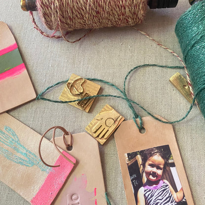Gift Tags for birthdays, holidays and DIY - Chaio Leather Goods