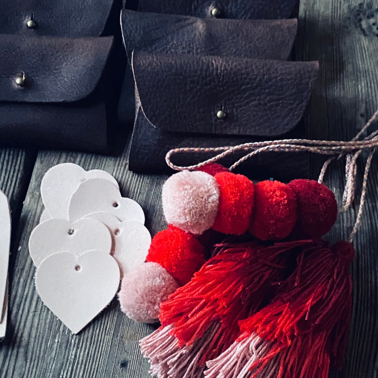 Bohemian Handmade Bag Pendant Pompom Keychain Multicolor With Tassels art, California, custom, Montecito, mulit-function, new, summer, unique Chaio -Handbag & Wallet Accessories