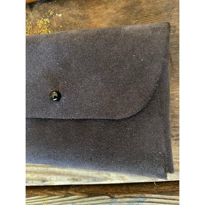 Leather single pocket Card wallet Black, Brown, brown suede, California, jewelry, Leather, unisex, wallet Chaio Leather Goods -Handbag & Wallet Accessories