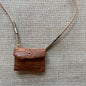 leather Totem Necklace, with lavender sachet  Chaio -